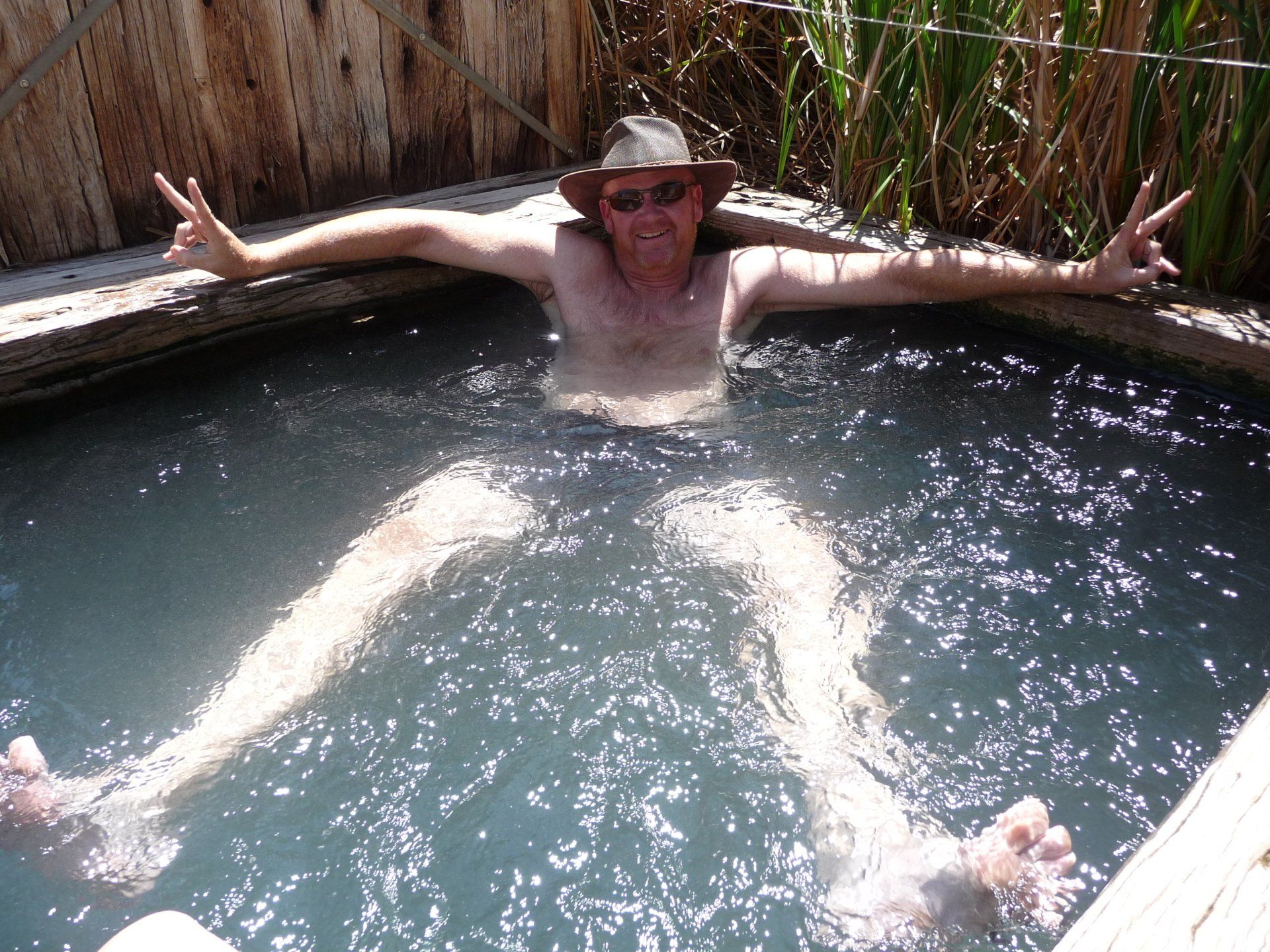 Port Macquarie Accountant Greg having a well earned rest.