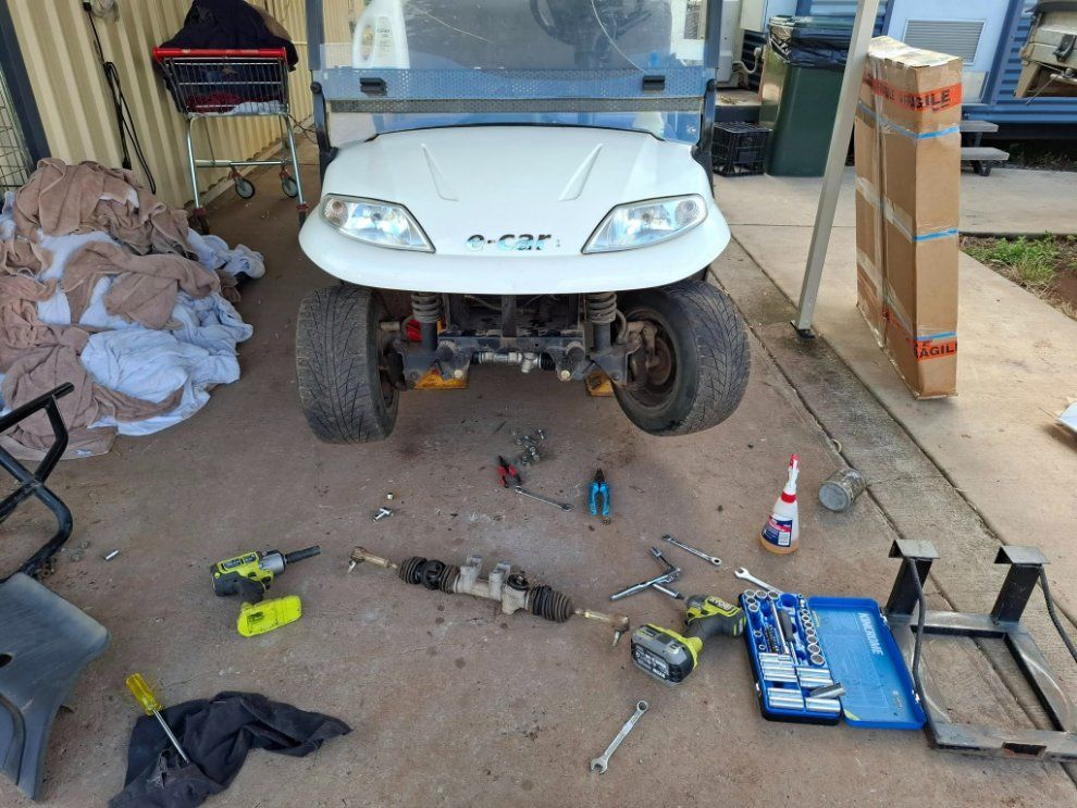 E-Cart Being Repaired— Buggies & Batteries in Hidden Valley, QLD