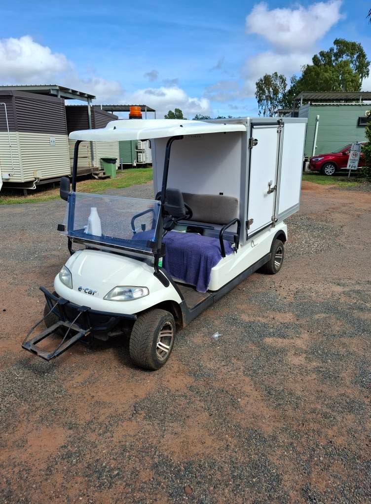 House Keeping Cart on Gravel — Buggies & Batteries in Hidden Valley, QLD