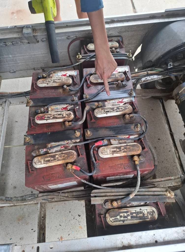 Six Old Lead Acid Batteries — Buggies & Batteries in Hidden Valley, QLD