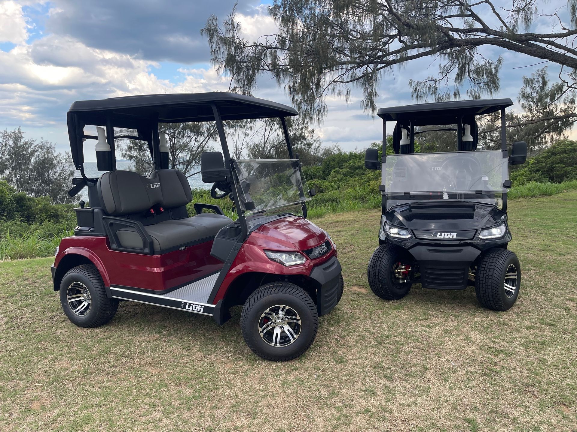 White Yamaha Golf Cart — Buggies & Batteries in Hidden Valley, QLD