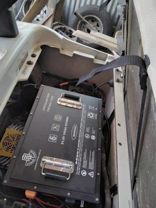 A Battery is Sitting Under the Hood of This Car — Buggies & Batteries in Hidden Valley, QLD