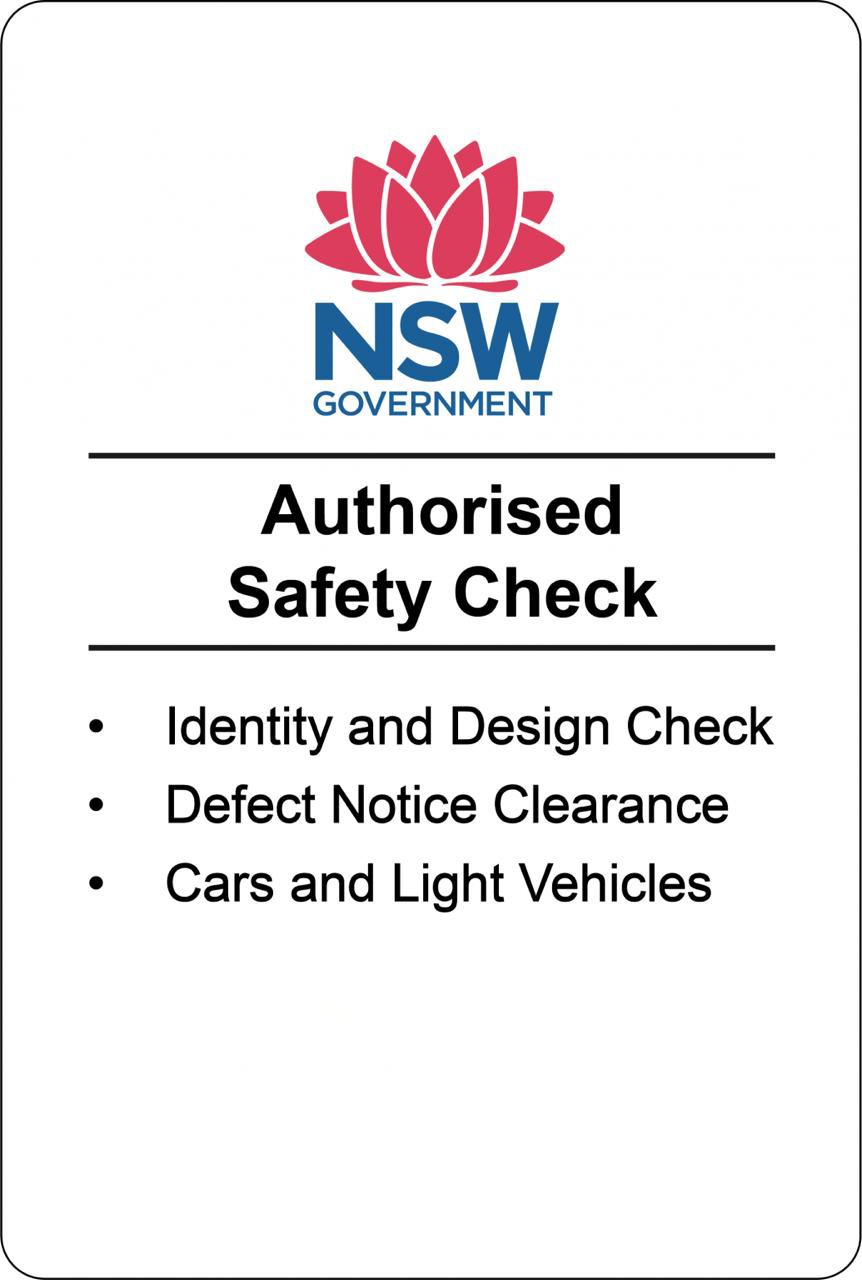 NWS Government Authorised Safety Check