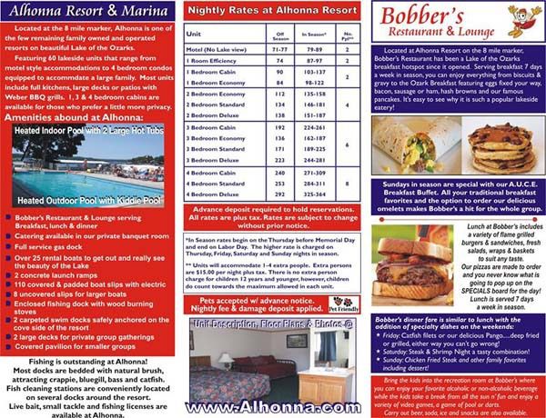 lake ozark brochure design