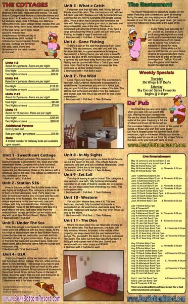 design printing lake ozark brochure