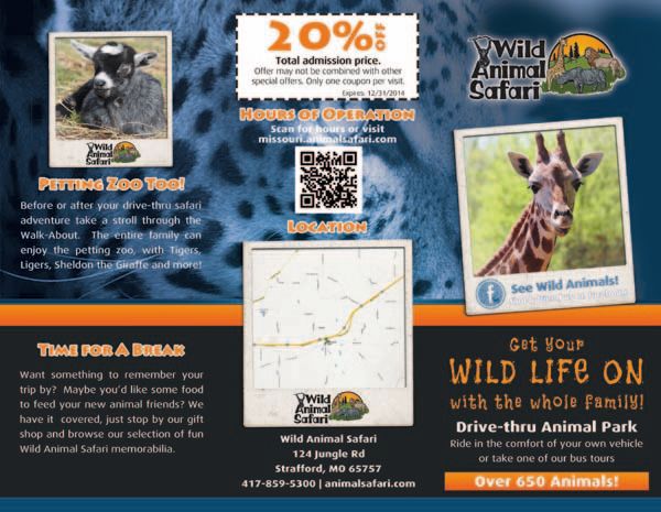 printing distributing brochure at lake