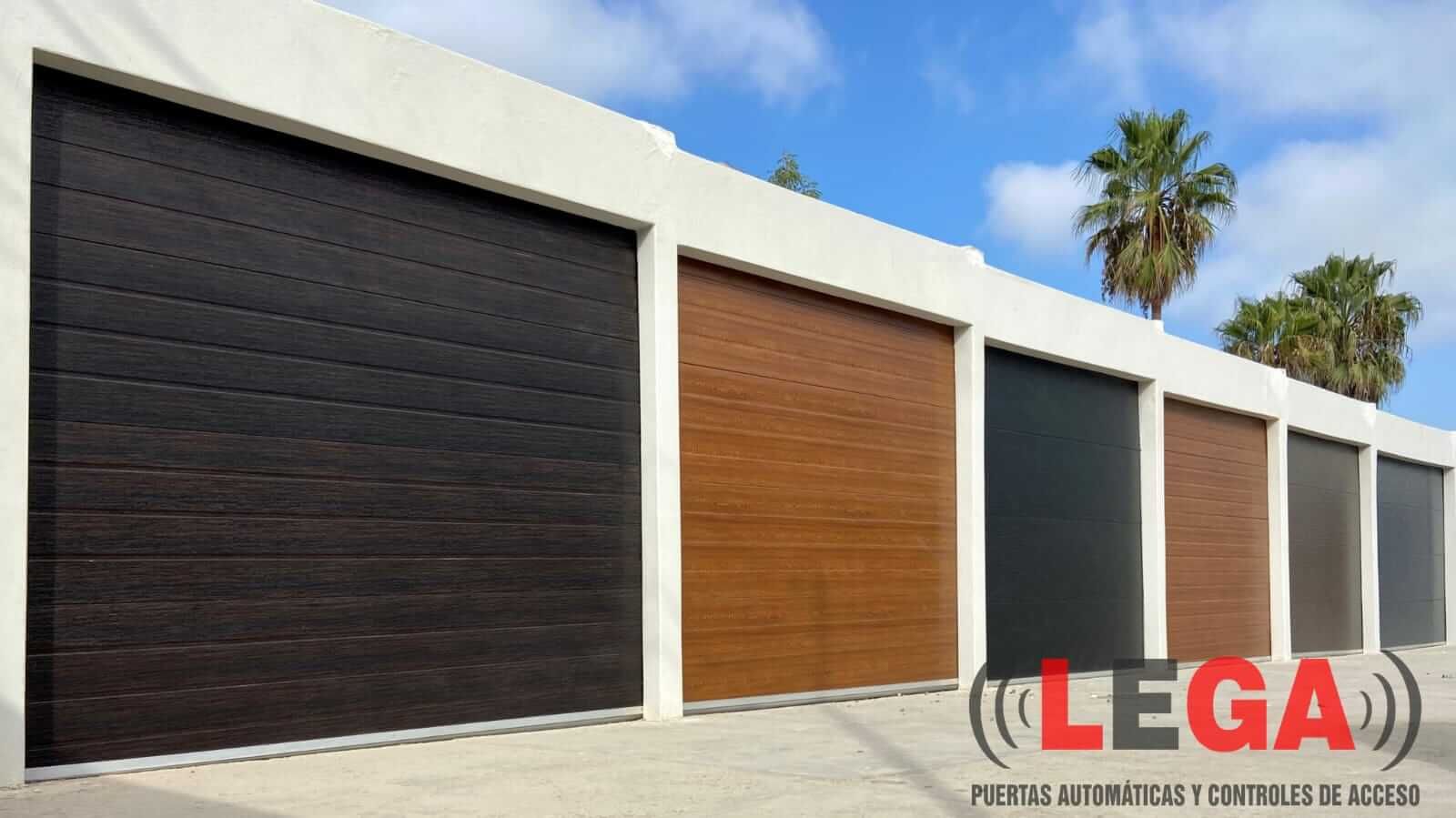 PUERTAS AUTOMÁTICAS LEGA - Puertas para garaje insuladas