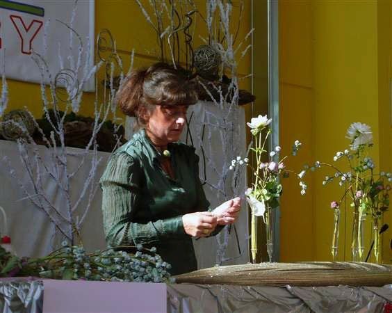 Fiorista all'opera