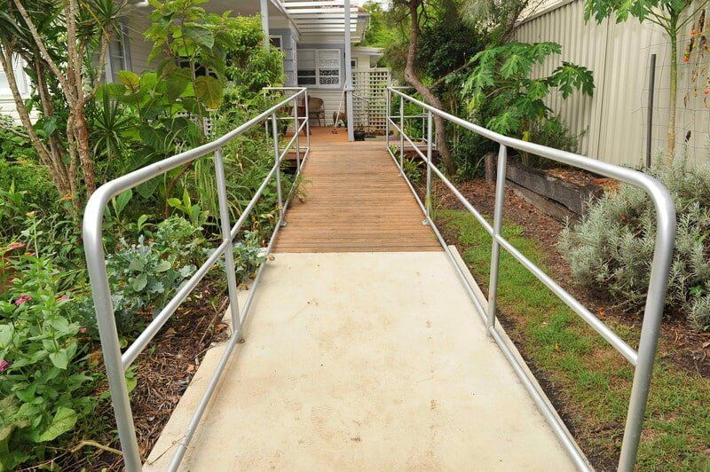 Pathway with Handrail — Home Modification Services In Byron Bay, NSW