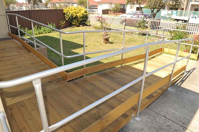 Newly Build Wooden Ramp — Home Modification Services In Byron Bay, NSW
