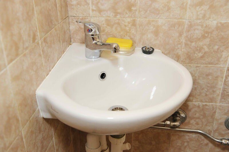 Newly Installed Bathroom Sink — Home Modification Services In Byron Bay, NSW