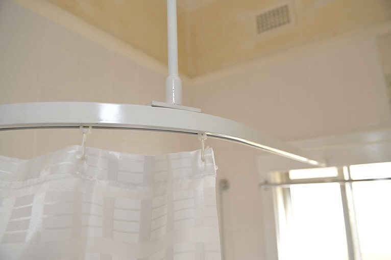 Bathroom Shower Curtains — Home Modification Services In Byron Bay, NSW