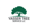 Logo for Yasser Tree Service LLC: green tree silhouette over gray text.