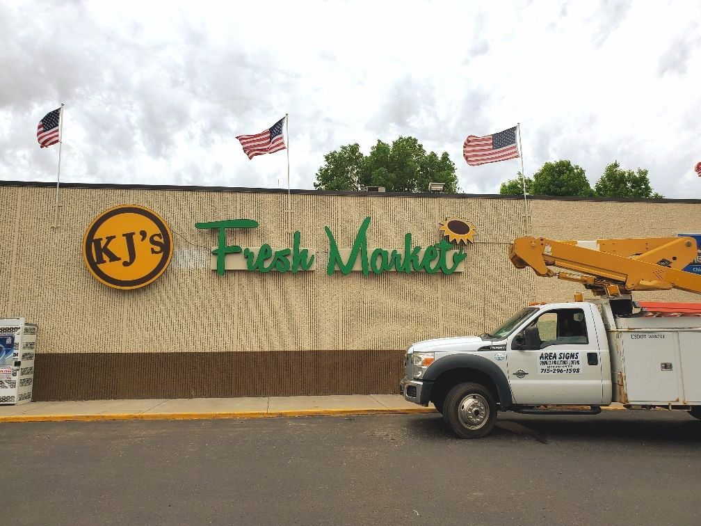 Business Sign Installation