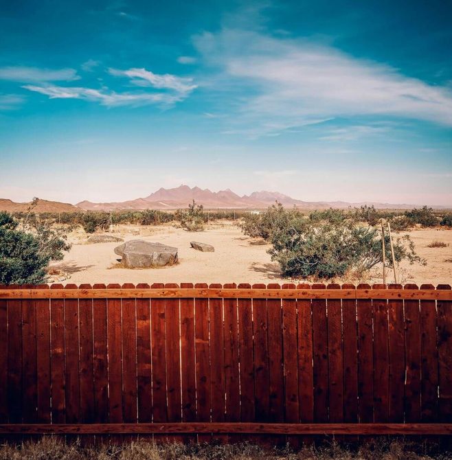 Wood privacy fence built in Casa Grande AZ
