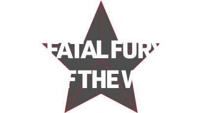 A logo for fatal fur thev with a star in the middle.