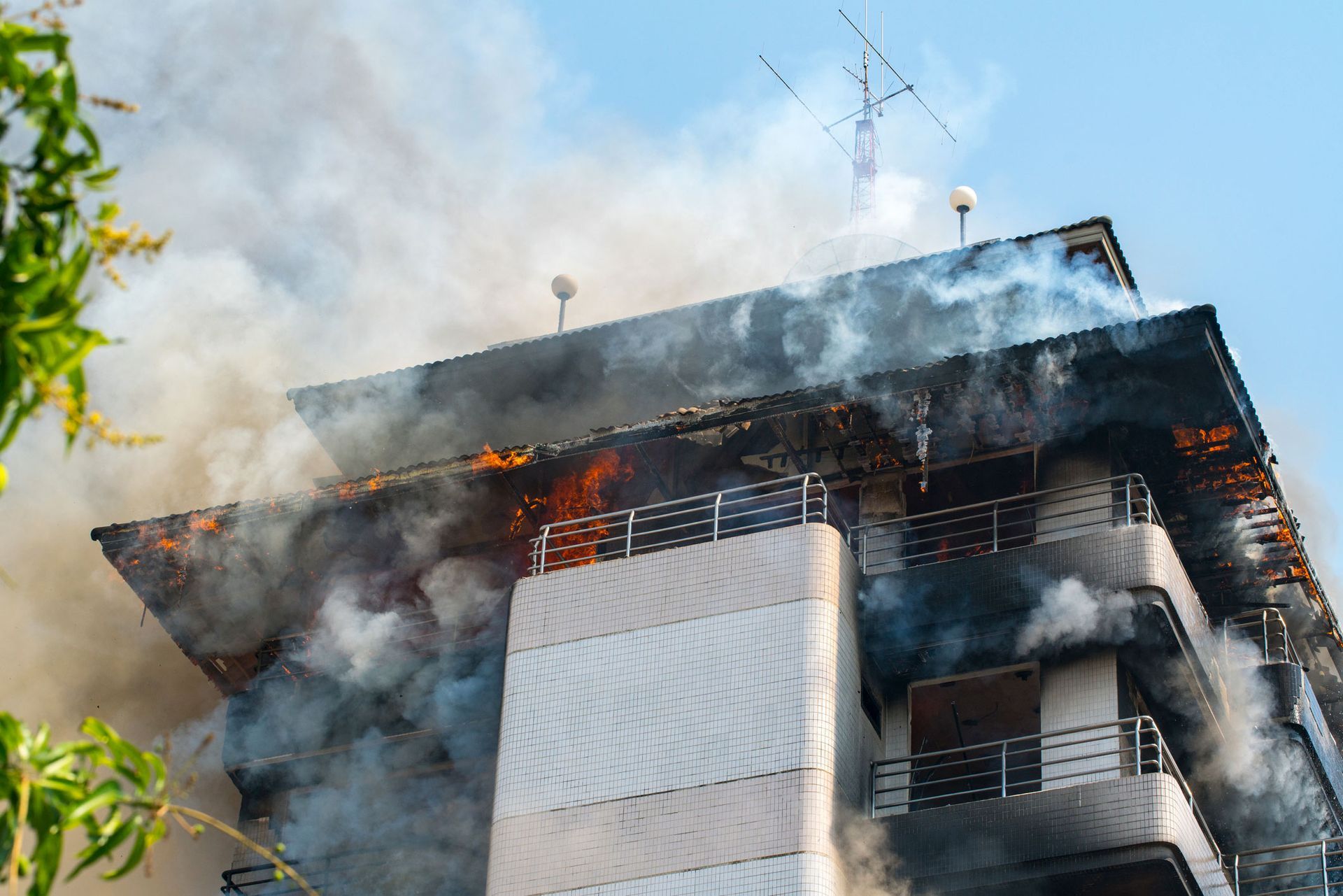 A Building With Fire And Smoke | Mobile, AL | VetCor Services