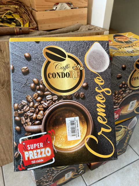 Una scatola di capsule di caffè Caffè Condorelli Cremoso