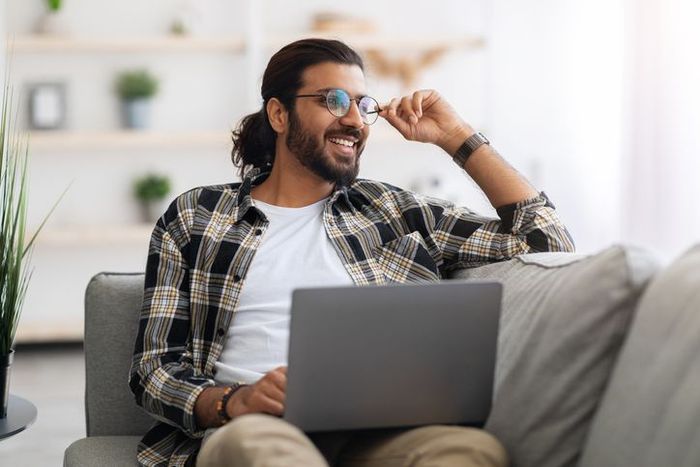 man wearing eyeglasses