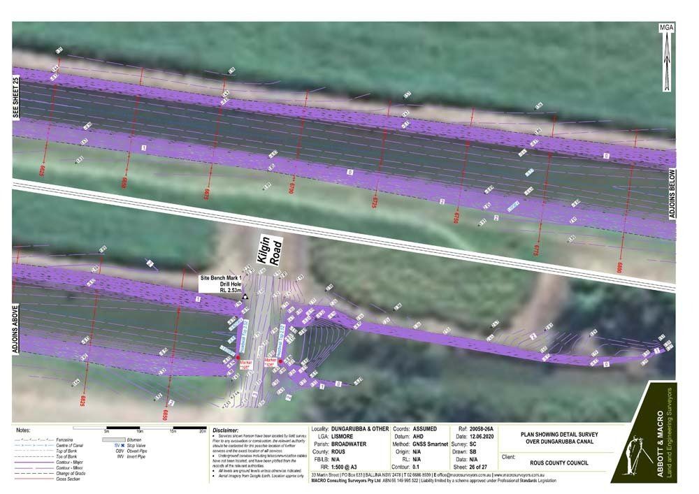 Dungarubba Drain Invert Survey3