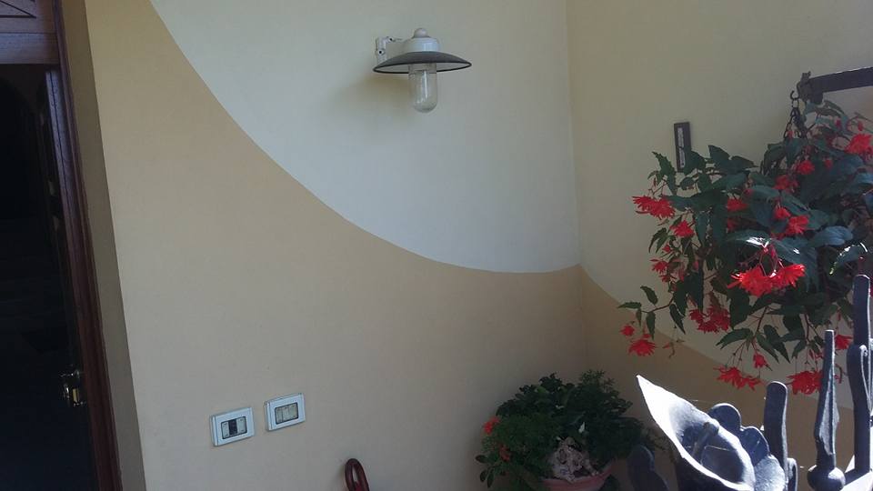 parete interna bicolore