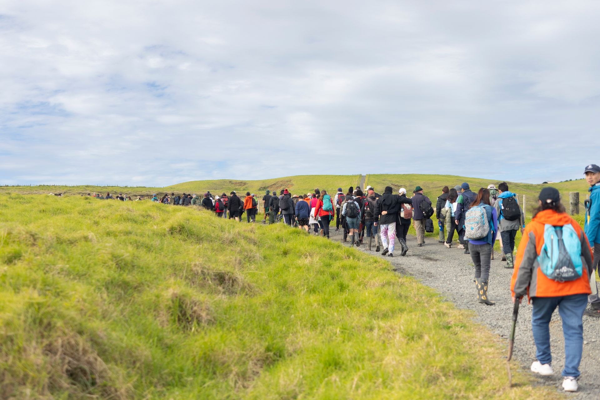 2024 Motutapu Volunteer Season September 28 RSVPs Now Open   54 Volunteers Walking Up To Hukunui 1920w 