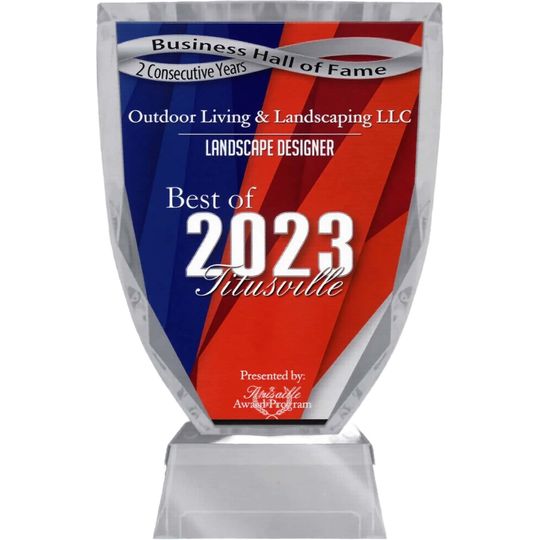 A plaque that says best of 2024 on it
