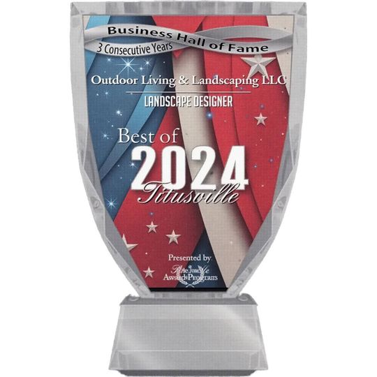 A plaque that says best of 2024 on it
