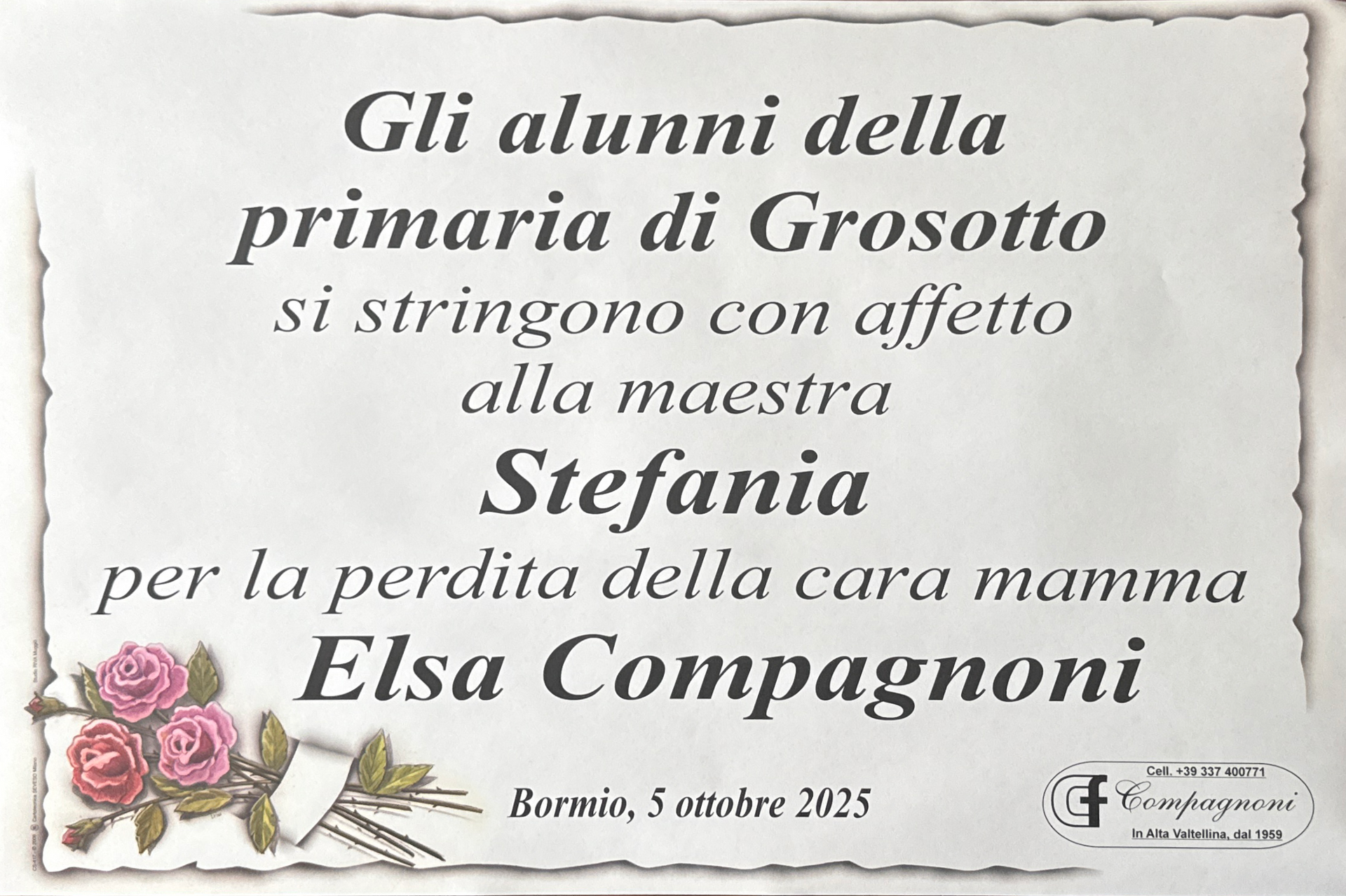 Una foto di un uomo con il nome Pietro Schenhauser sopra