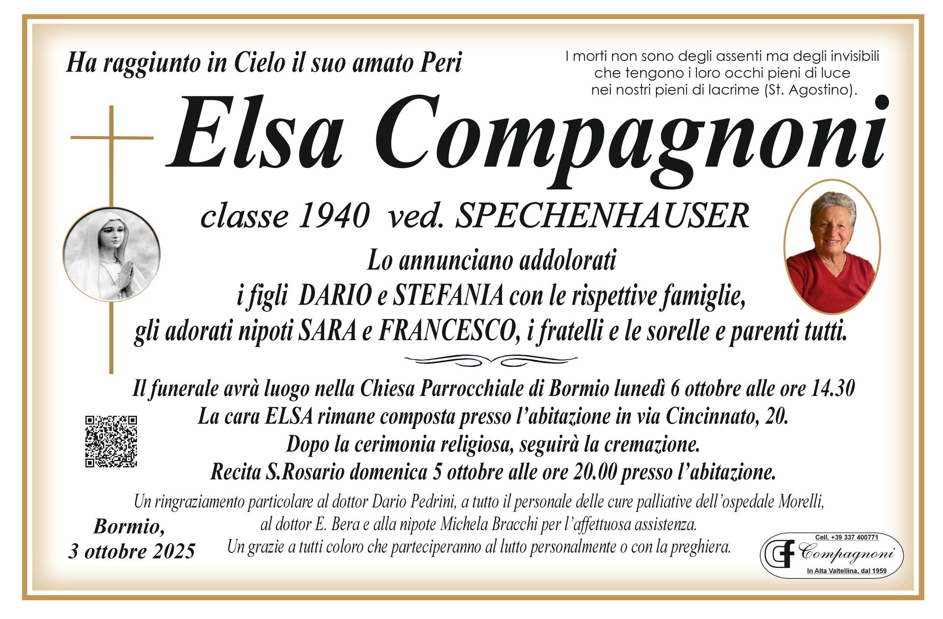 Una foto di un uomo con il nome Pietro Schenhauser sopra