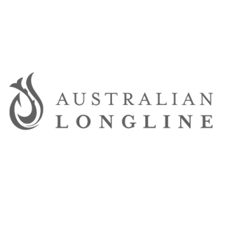 Australian Longline logo with a stylized hook and fish icon.