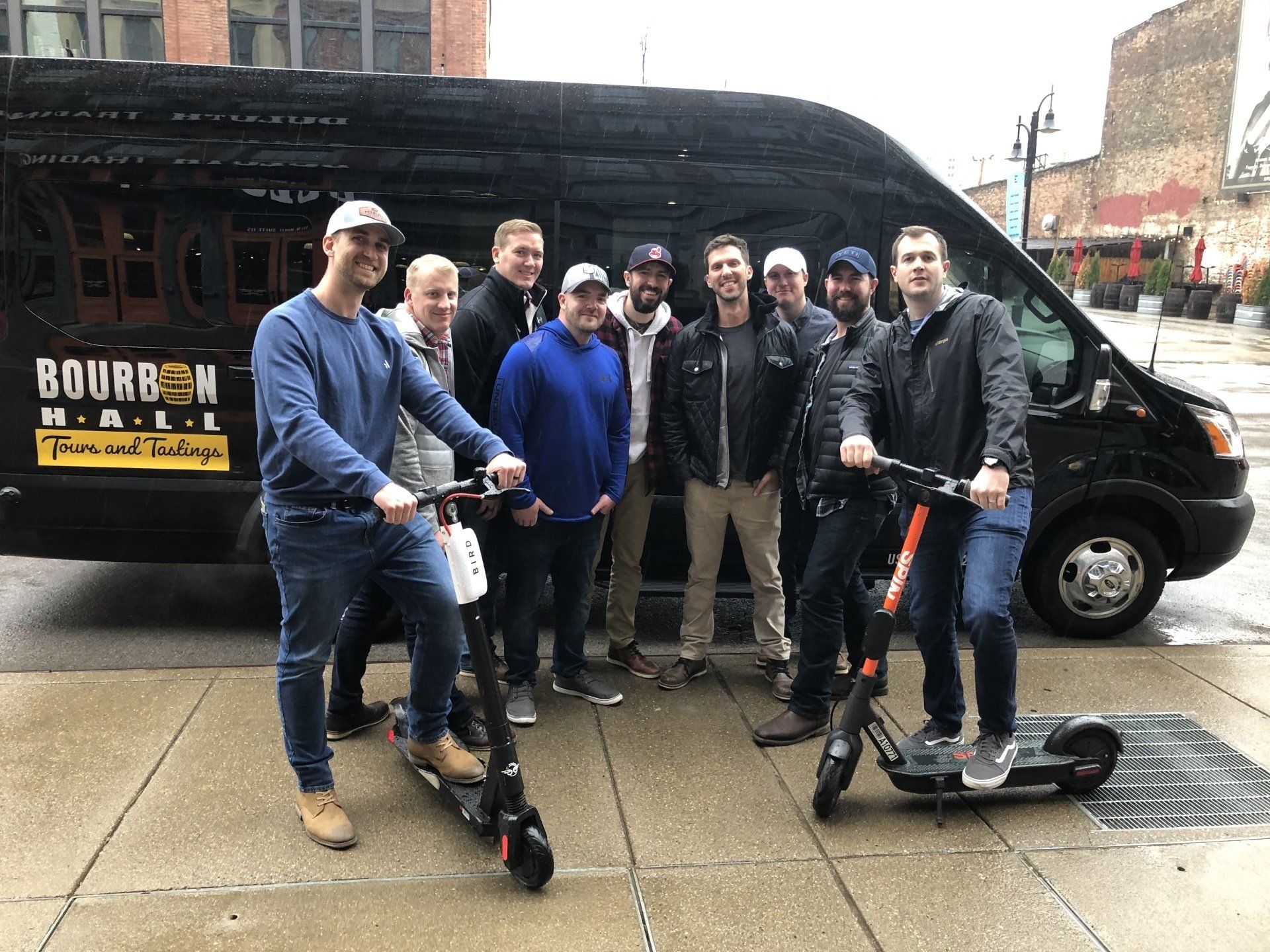 boys trip bourbon tour in kentucky