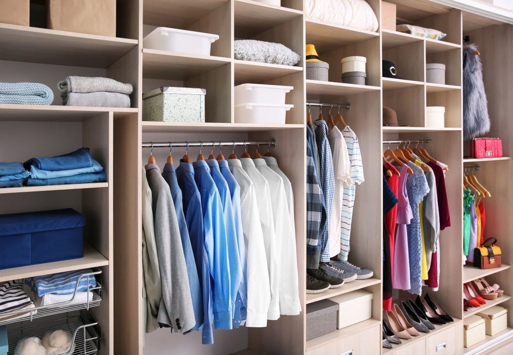 A Closet Filled With Lots of Clothes and Shoes — JPR Concepts in Burleigh Heads, QLD