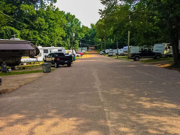 Concrete Pads and Shade Petermann RV Park, Yazoo City, Mississippi, campground, hotel, Satartia, Canton, Vicksburg, Ridgeland, Exxon, AWS, Amazon