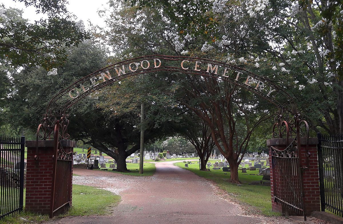 Historic (and supposedly  haunted) Glenwood Cemetery