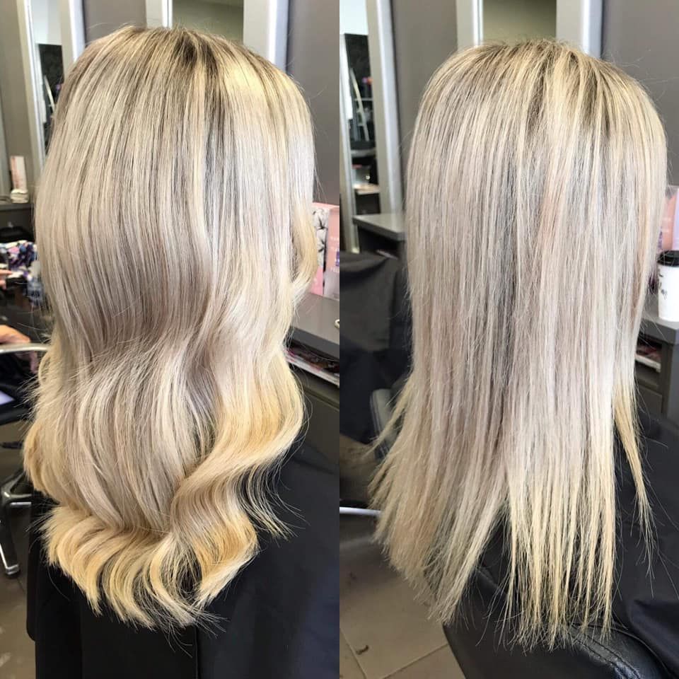 Before and After Photos of Blonde Hair — That Printed Vinyl Place in Heatley, QLD