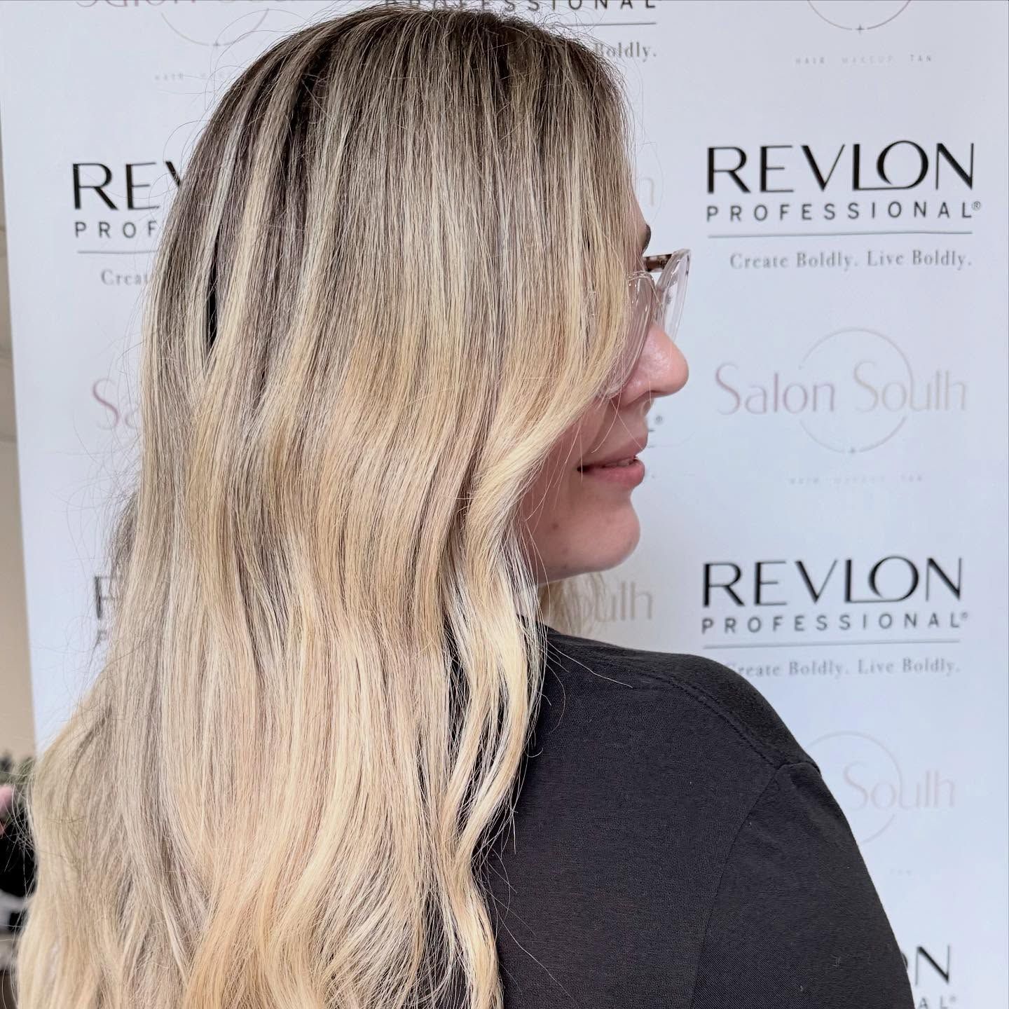 Blonde-haired Person With Eyeglasses — Salon South in Mount Sheridan, QLD