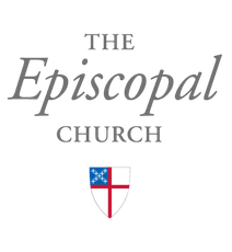 St. John's Episcopal Church logo: gold shield with tree and symbols, encircled by text 