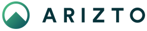 A logo for a company called arizzo with a mountain in the background.