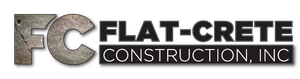 A logo for FC Flat Crete Construction Inc.