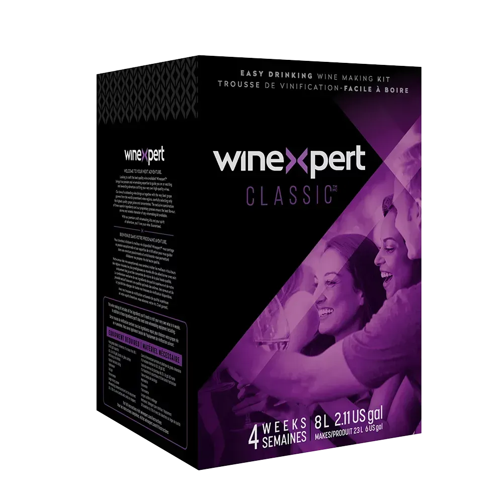 Une boîte de vin expert vin classique