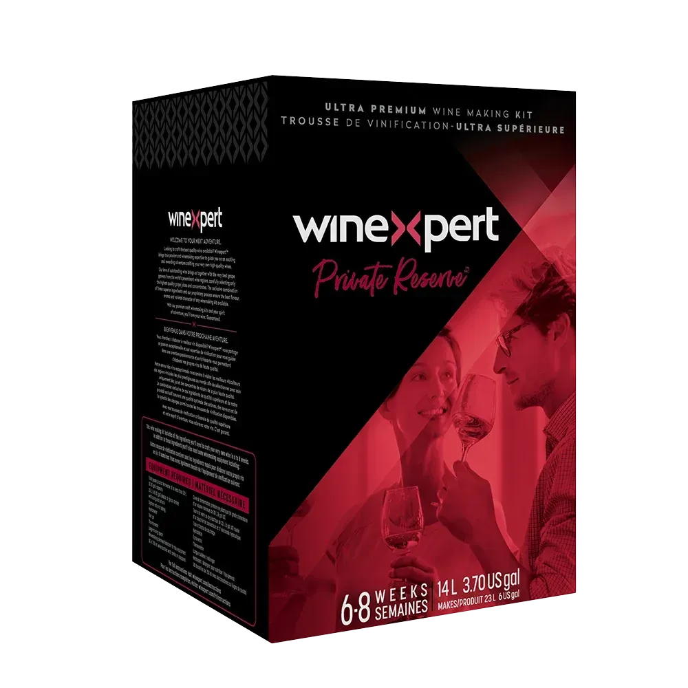 Une boîte de vin sur laquelle est écrit expert en vin