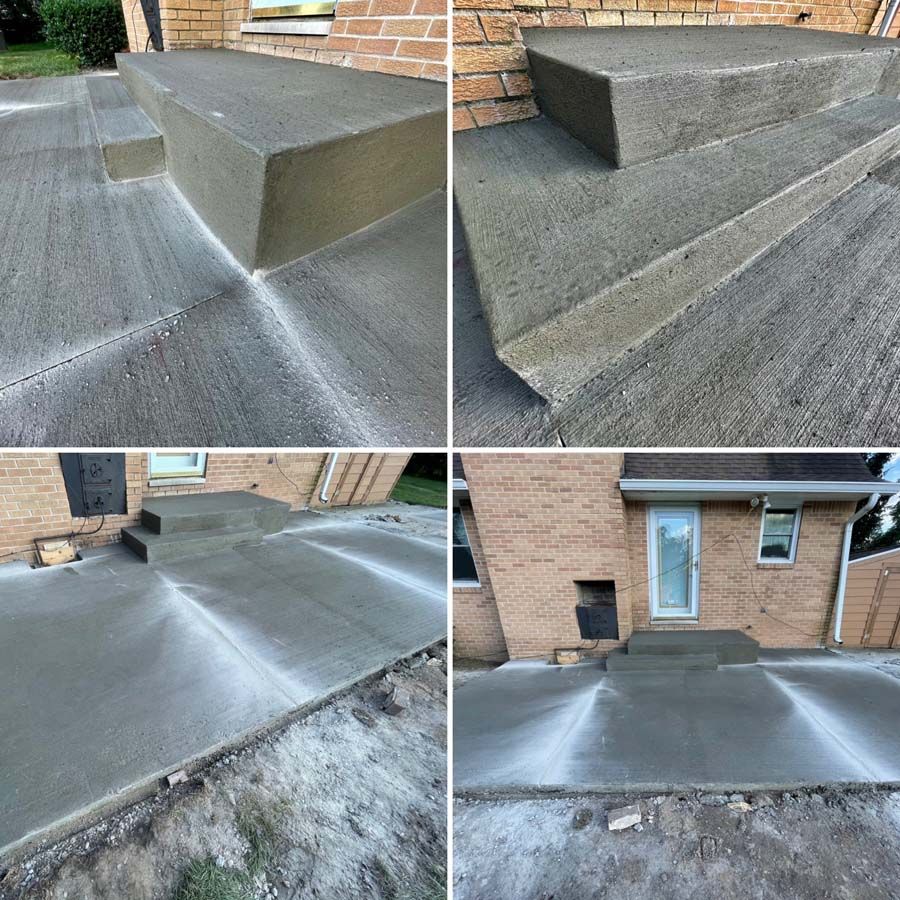 Concrete steps