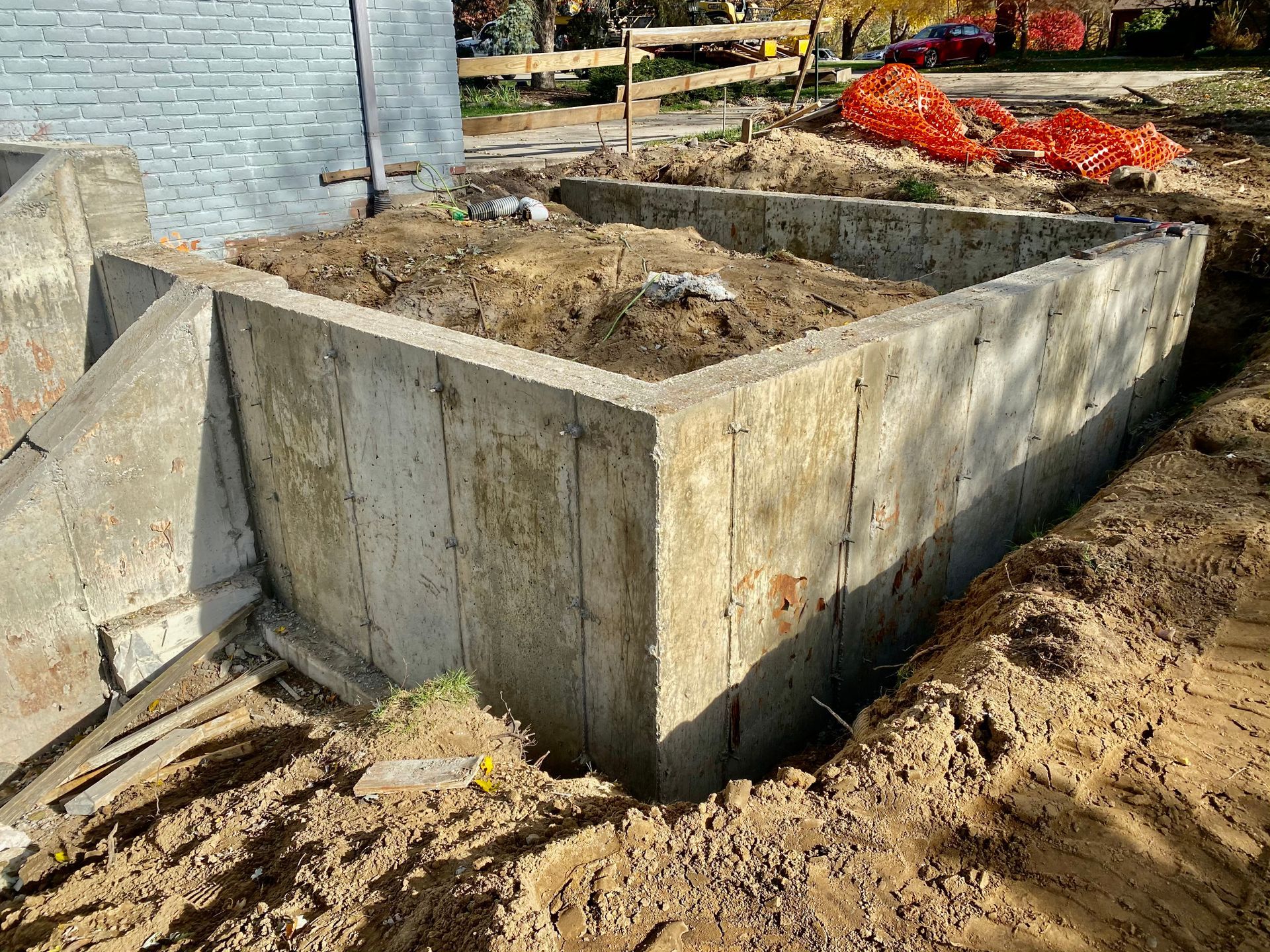 Frost Protected short wall