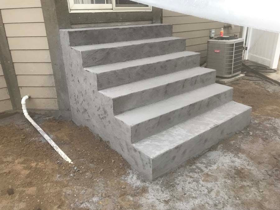 Stamped steps