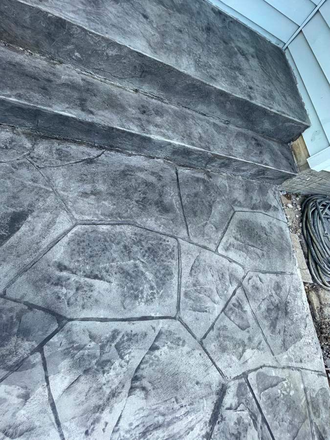 Orchard slate stamped