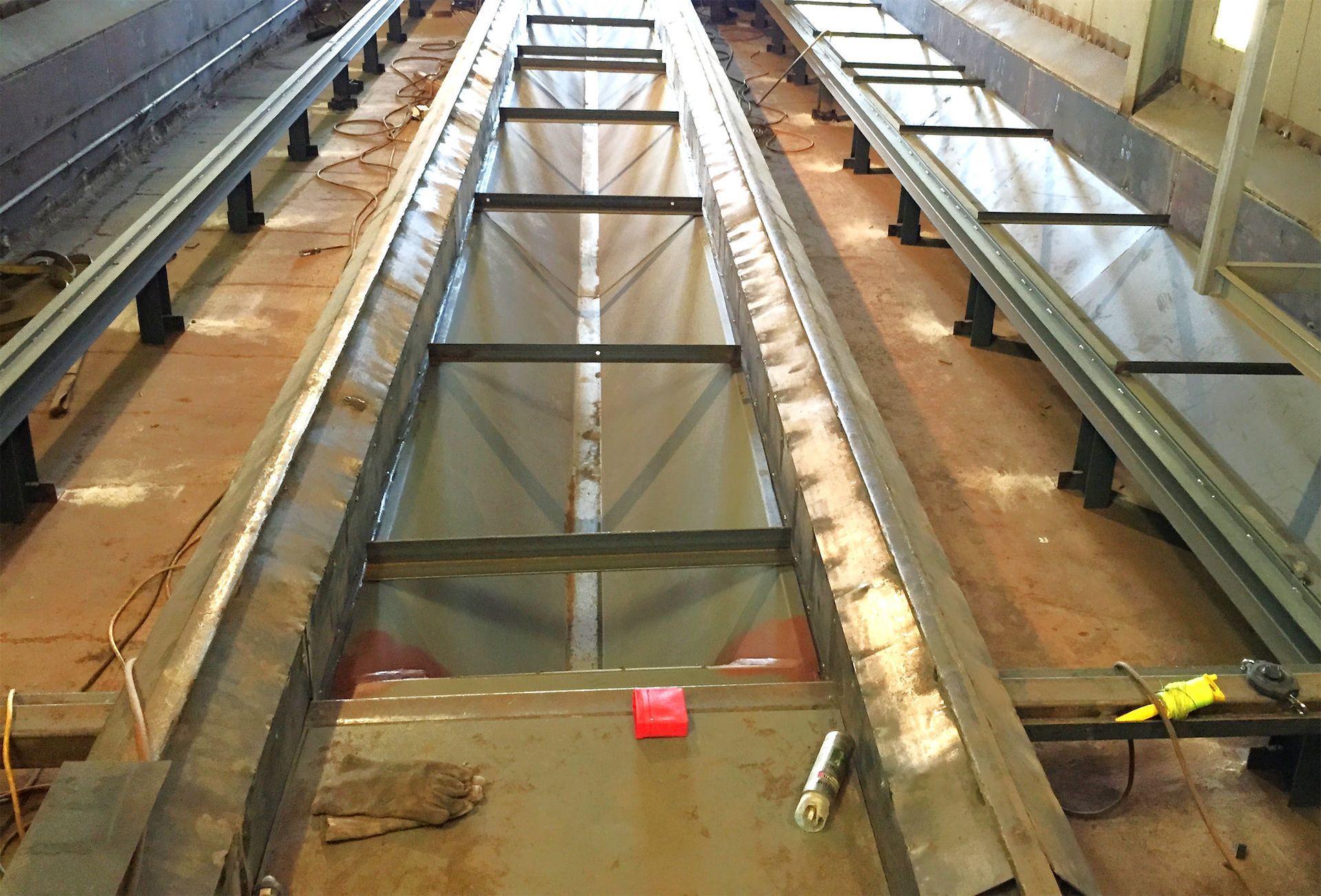 retro fit project sweeper drag floor