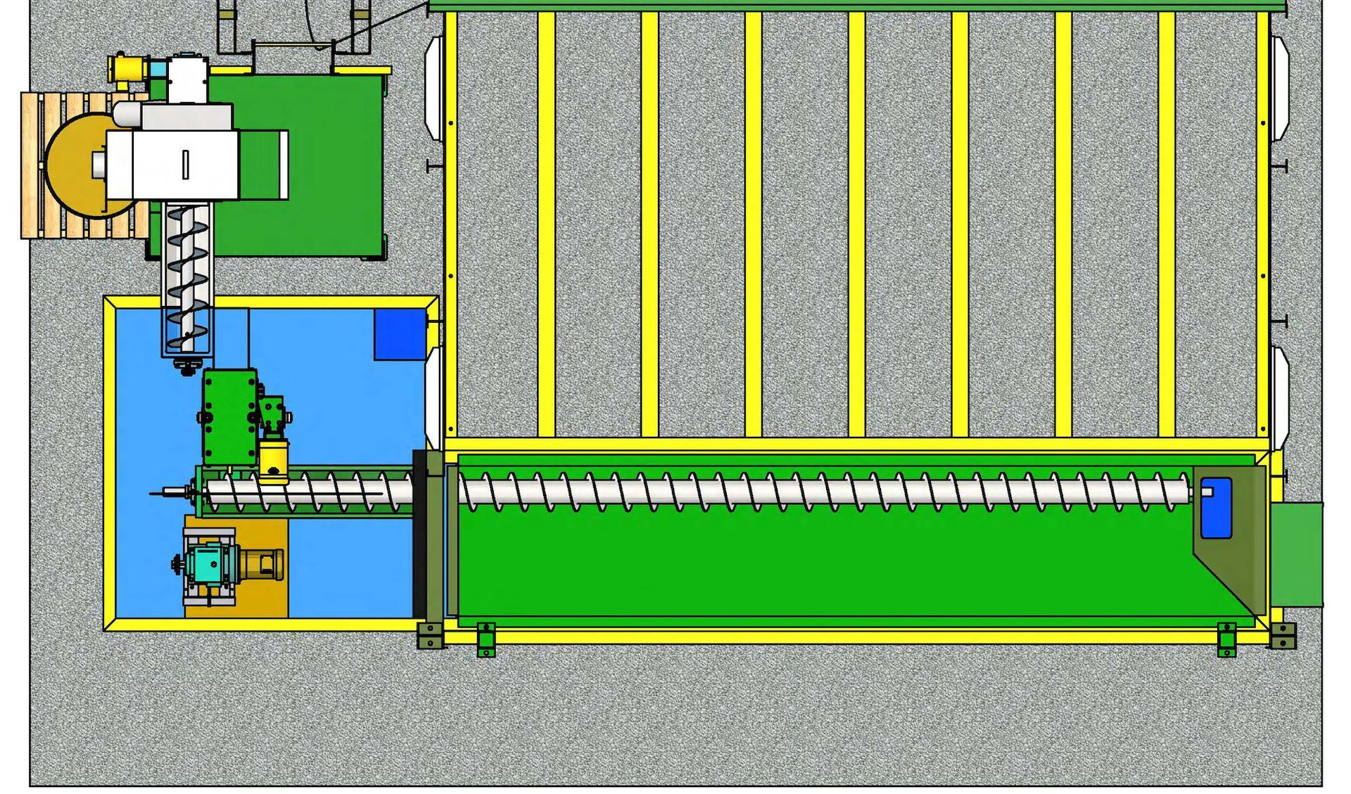 single metered auger reclaim system 