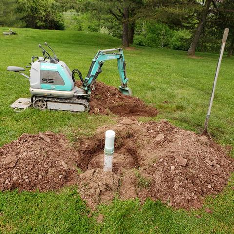 Digged Hole | Entriken, PA | Coffee Run Outdoor Stove & Septic