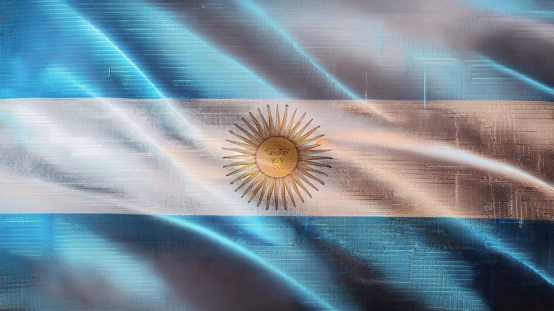 argentina flag, vasp and cyrpto inspired